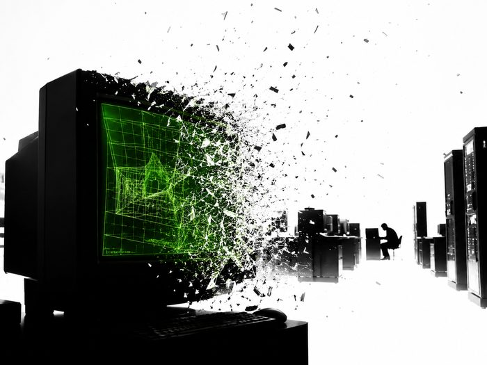 D8 · DIGITAL  CGI (1993) — Das Bild wird rechenbar · Wireframe-Grün
