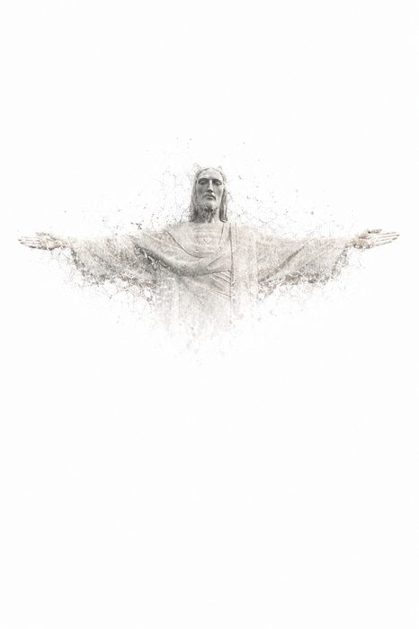 Der Erlöser über den Wolken