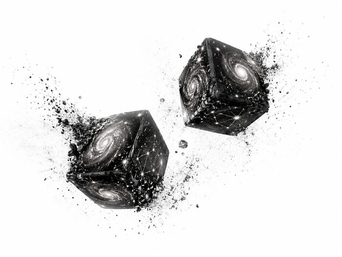 Der kosmische Wurf