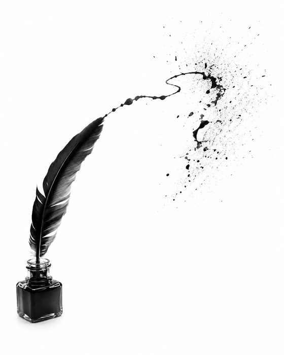 Die schwebende Tinte