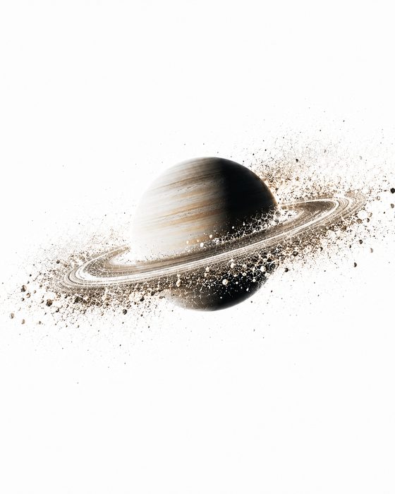 Die zerberstenden Bänder (Saturn)_II_