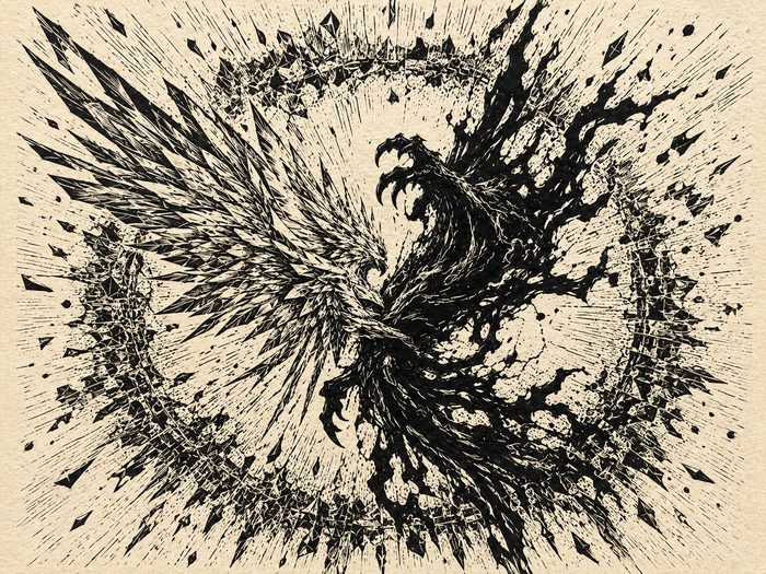 Phoenix im Sturm der Zerstörung