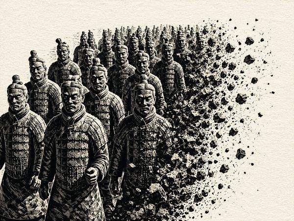 Zerfall der Kriegerformation