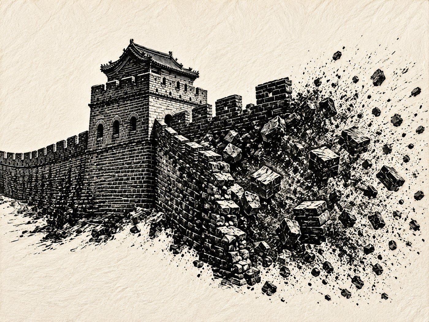 Die Zerstörung der Großen Mauer