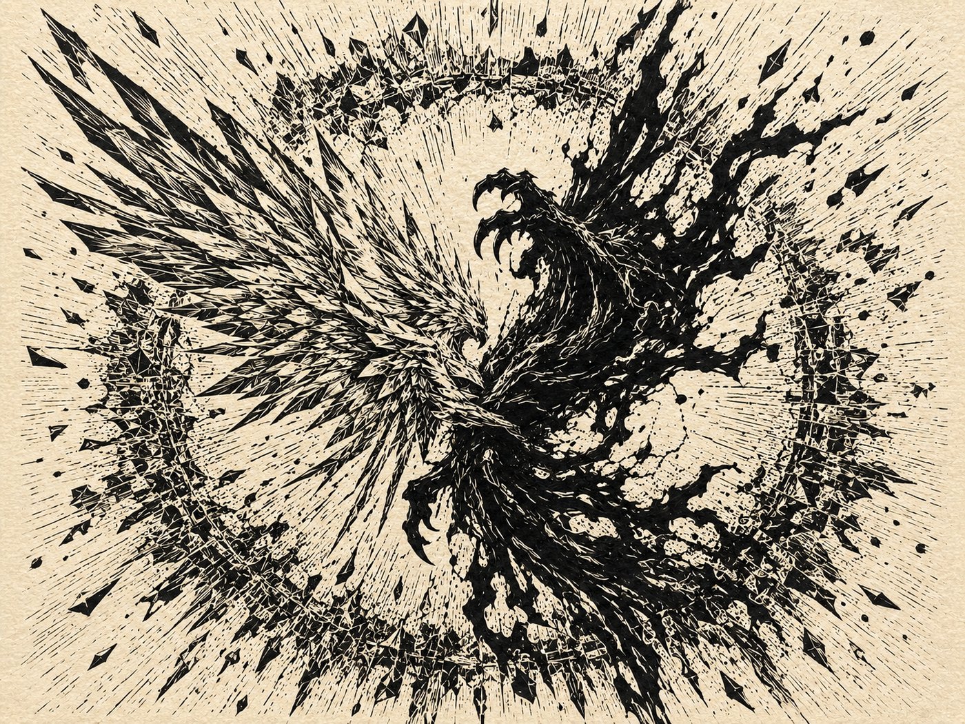 Phoenix im Sturm der Zerstörung