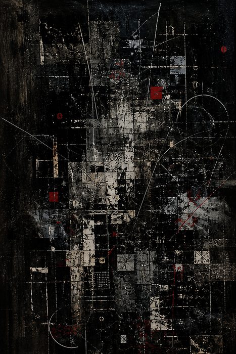Industrielle Collage