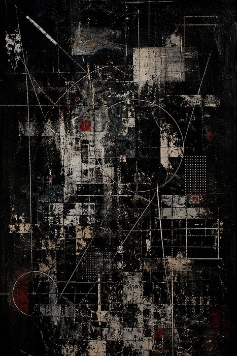 Industrielle Collage der Zerstörung