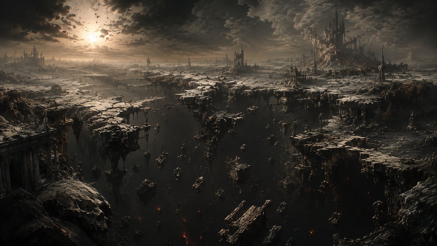 Der zerfallende Kosmos (Dystopischer Surrealismus)