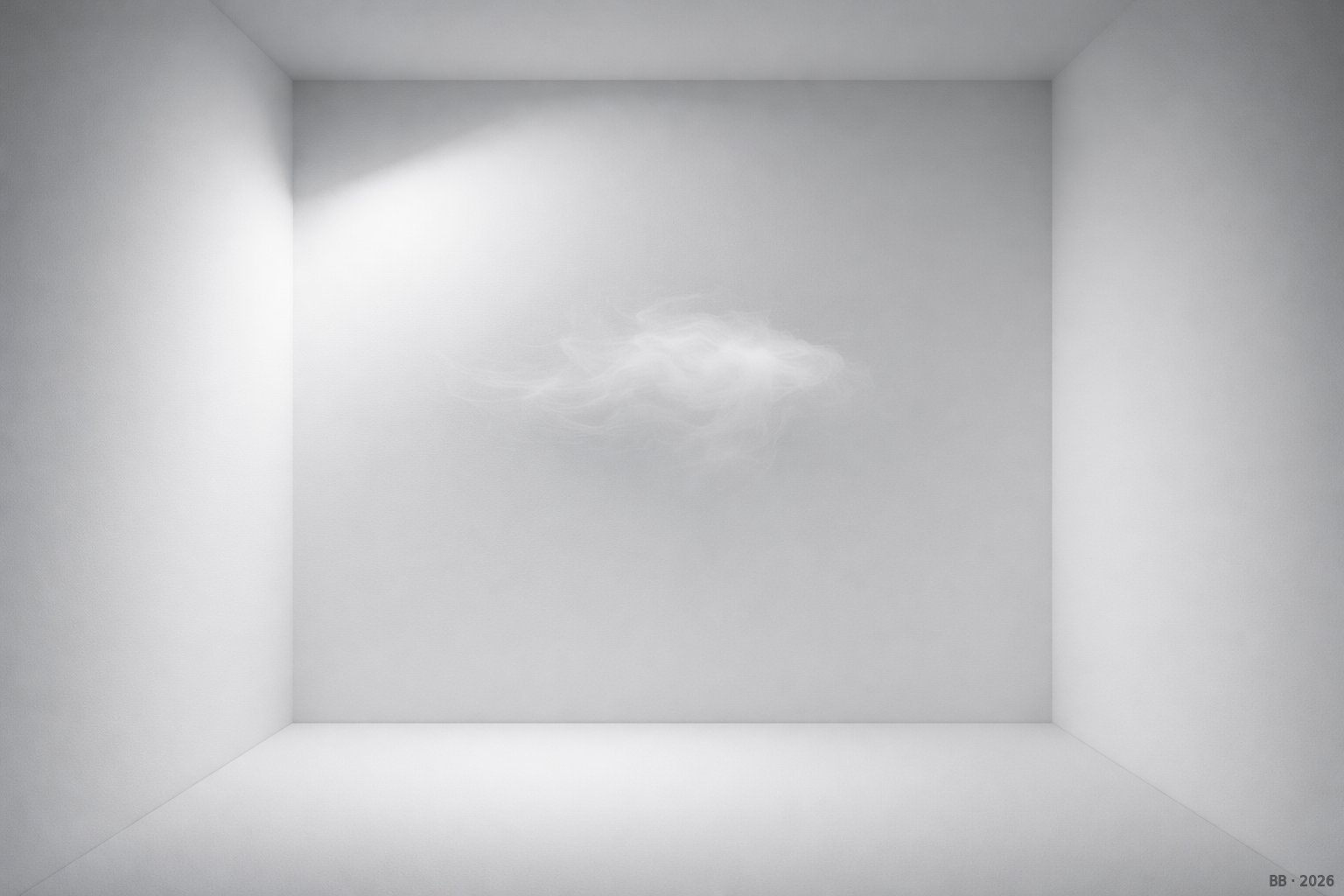 Schlierenaufnahme ausgeatmete Wolke