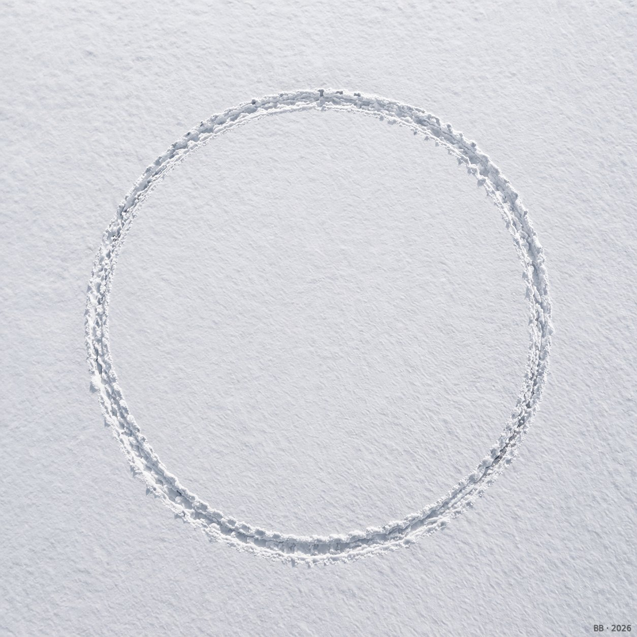 Kreis im Schnee