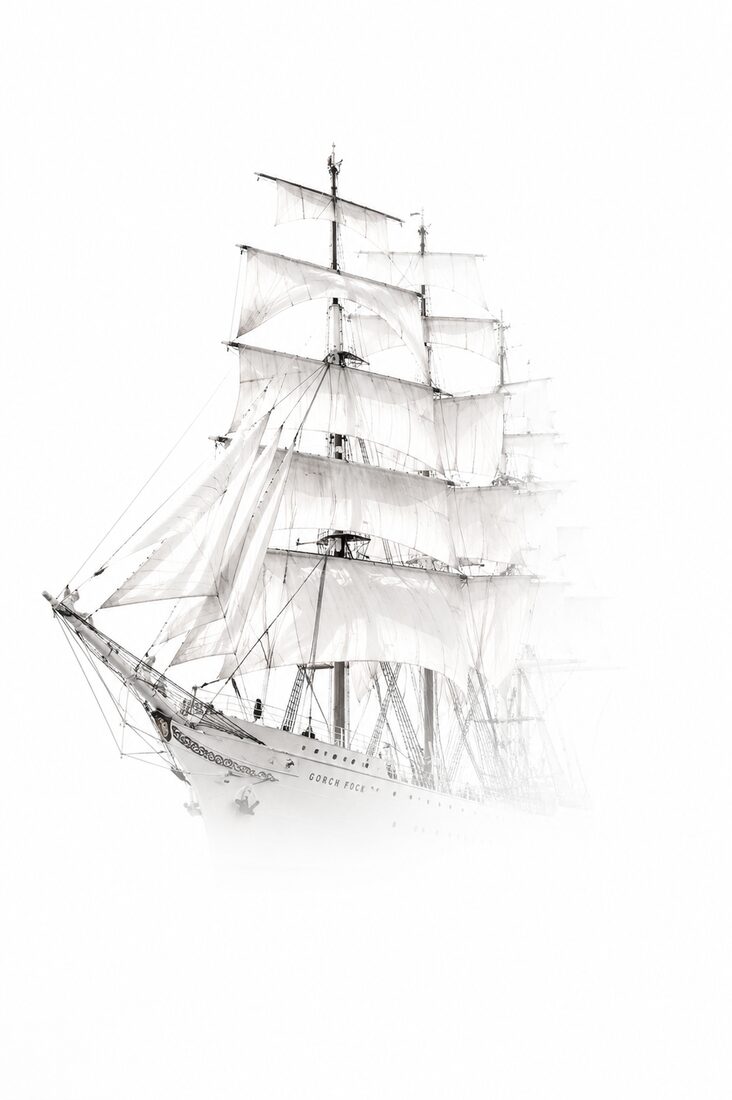 Die weiße Bark · Gorch Fock