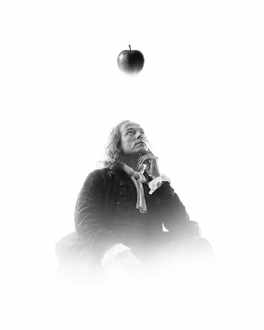 Der eingefrorene Impuls · Newton und der Apfel